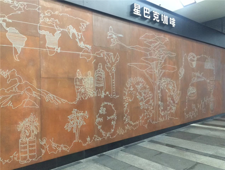 香坊耐候钢幕墙